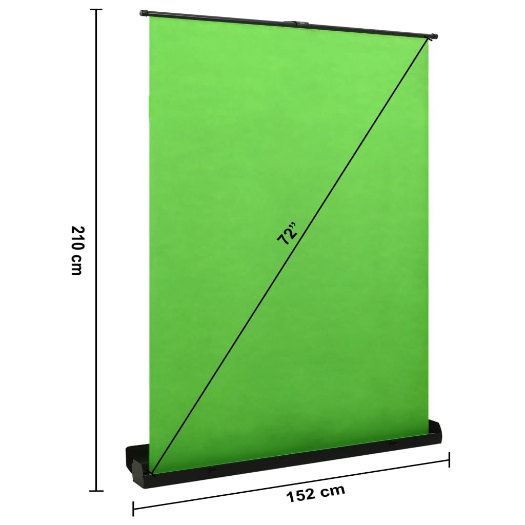 Photography Backdrop Green 72" 4:3